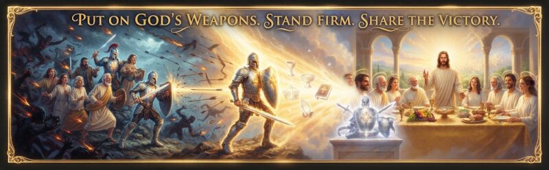 The full narrative of spiritual warfare: from God's weapons to the eternal victory banquet.