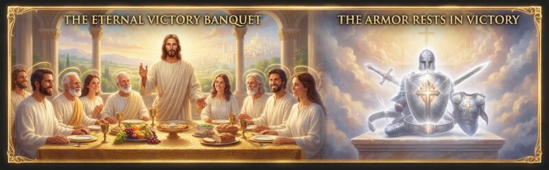 The Communion of Saints and the Armor of God at the eternal victory banquet