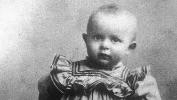 Karol Józef Wojtyła is pictured as a boy in Wadowice, Poland. (CNS photo)