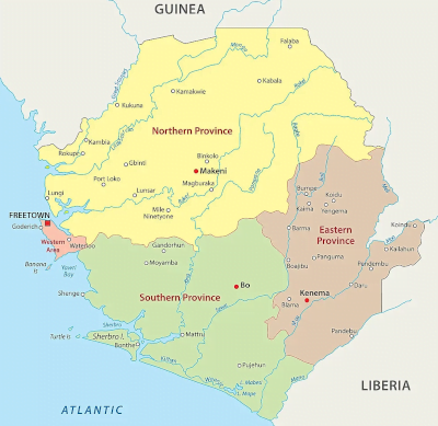 Sierra Leone Provinces